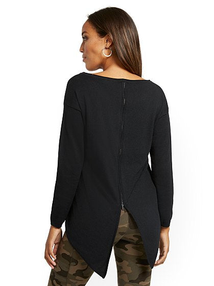49.95 ZIP BACK PULLOVER