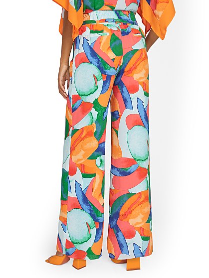 99.95 TIE SMOKED WIDE LEG