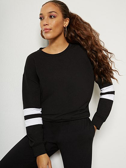 54.95 FT STRIPE SLV HOODI