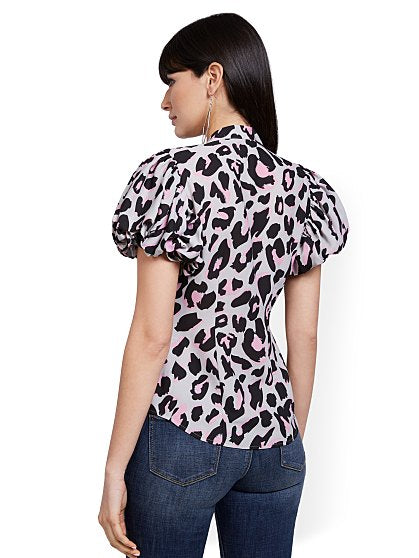 59.95 LEOPARD BOW BLS