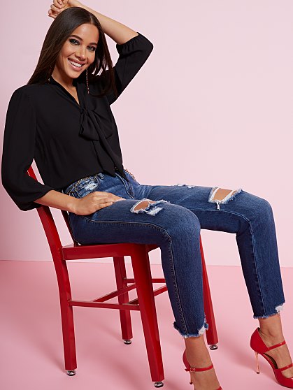 49.95 BOW BLOUSE