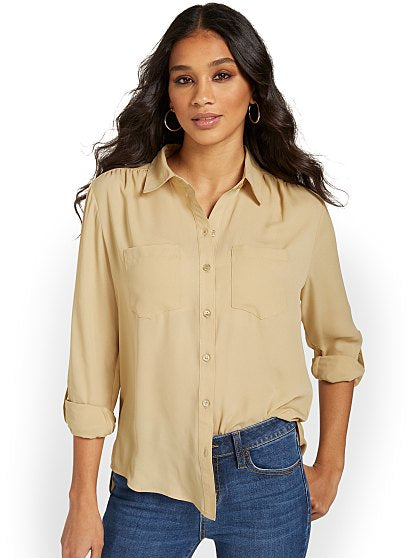 44.95 KI BUTTON DOWN TOP