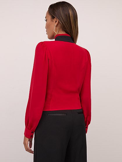 59.95 TIE NECK CORSET BLO