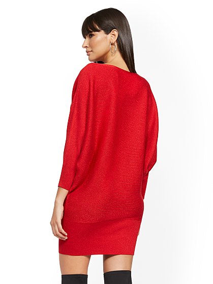 69.95 DOLMAN SWTER DRESS