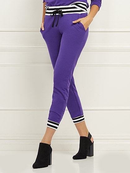 49.95 STRIPE RIB JOGGER
