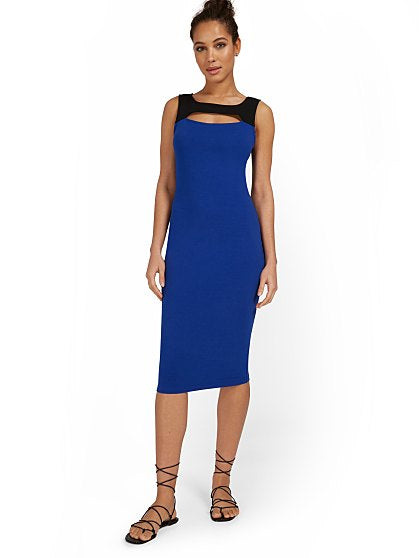 49.95 CLRBLK KEYHOLE MIDI