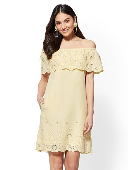74.95 ECI TRAPEZE DRESS