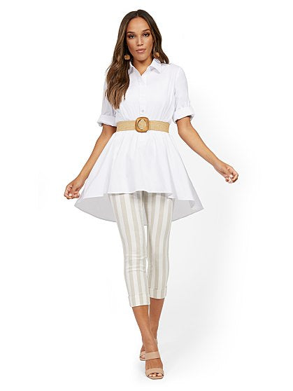 49.95 WHITNEY CROP STRIPE