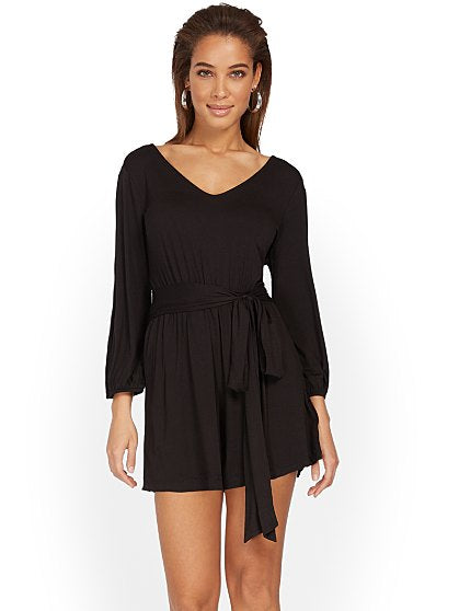 59.95 ROMPER- SOLID