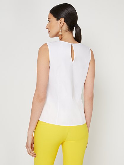 49.95 ASYM RUFFLE POPLIN