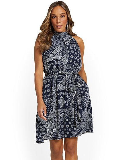 69.95 HALTER PAISLEY SHFT