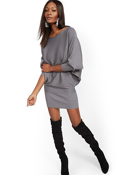 69.95 DOLMAN SWTER DRESS