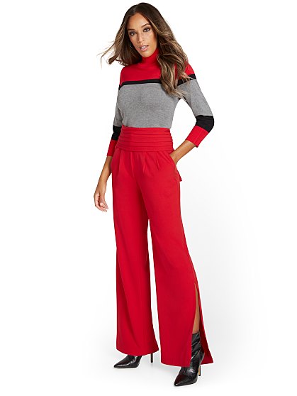 89.95 TIE BACK WIDE LEG