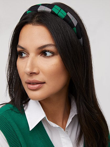 14.95 ARGYLE FABRIC HEADB