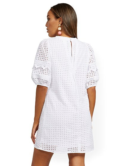 89.95 PUFF SLEEVE SHIFT