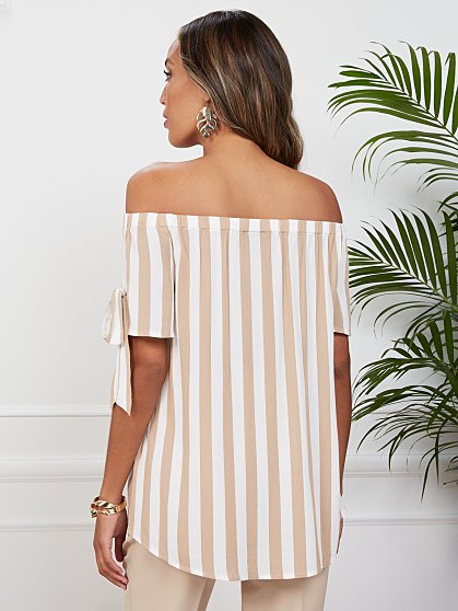 59.95 TIE SLV STRIPED BLS