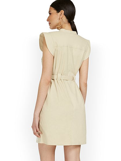 69.95 UTILITY SHIRTDRESS