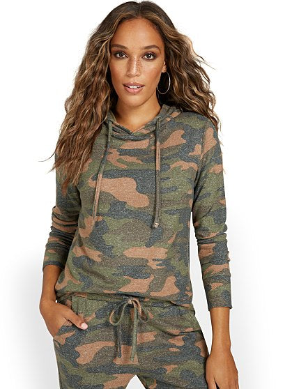 46.95 SNIT HOODIE PO CAMO