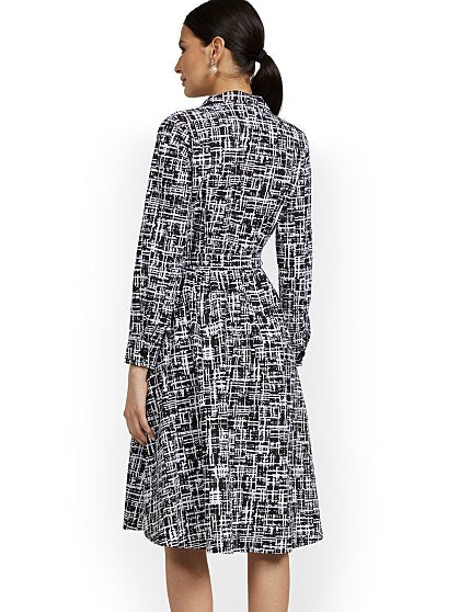 74.95 FLARE SHIRTDRESS