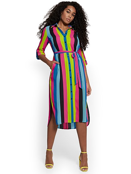 89.95 STRIPED WRAP MAXI