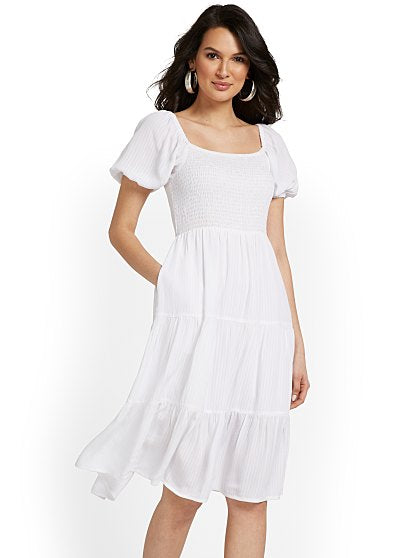 89.95 SMOCKED PUFF SLV- S