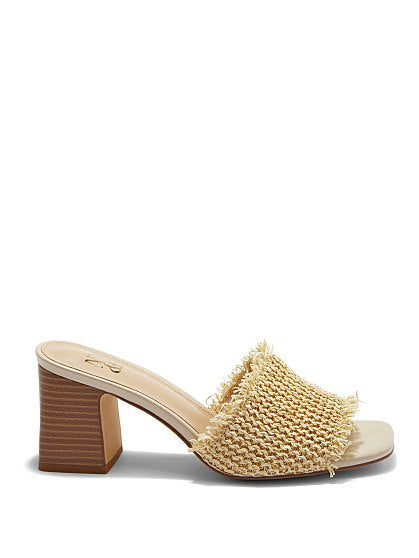 RAFFIA MULE