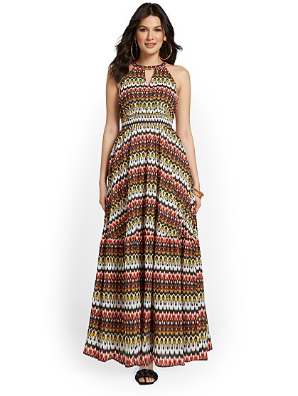 99.95 PRINTED HALTER MAXI
