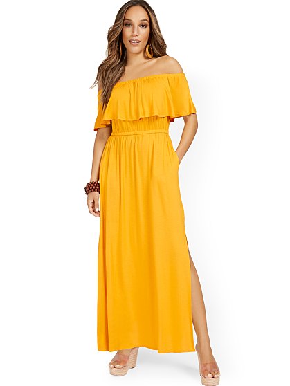 59.95 OFF SHDR KNIT MAXI