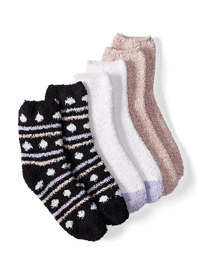19.95 DOT STRIPE 3PK COZY