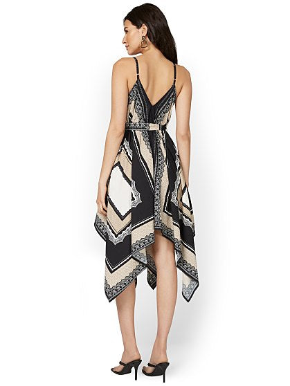 79.95 SCARF HEM DRESS