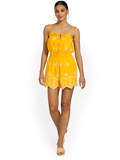 69.95 EYELET ROMPER