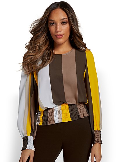 59.95 LS STRIPED SMOKD BL