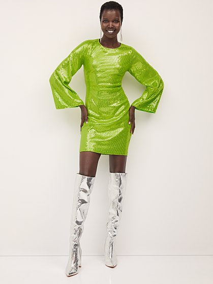 99.95 FRINGE SLV SEQUIN