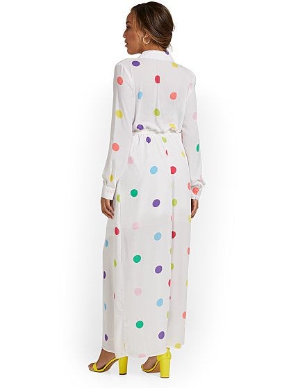 89.95 POLKA DOT SHIRTDRSS