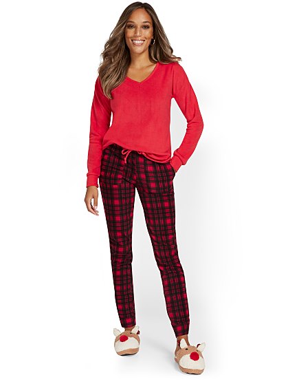 44.95 PJ PLAID SET