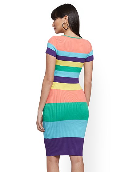 79.95 STRIPE SWTR DRESS