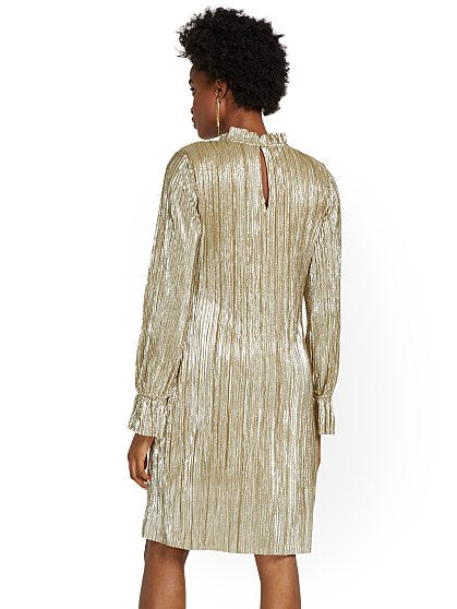 89.95 GOLD PLEATED DRS