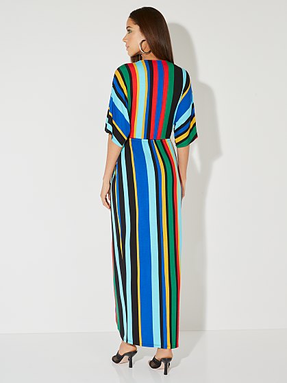 69.95 STRIPE KIMONO MAXI