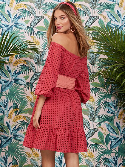 79.95 OFF SHOULDER EYELET