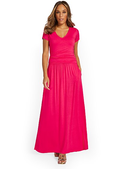 59.95 ROUCHED VNCK MAXI