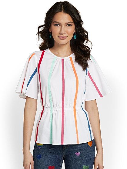 59.95 COLORFUL PIPING TOP