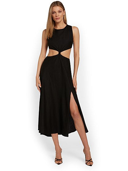 78.00 SL FRONT KNOT MIDI