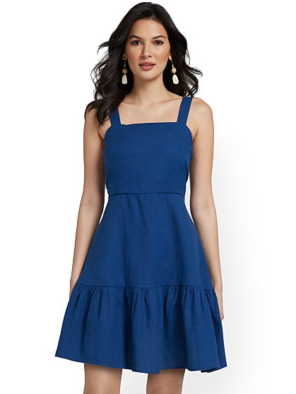 59.95 LINEN FLARE-SOLID