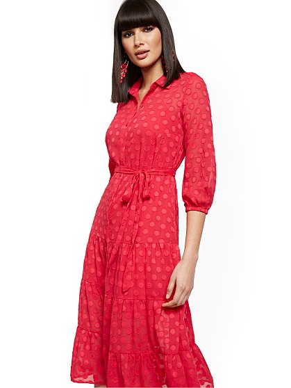 89.95 3/4 SLV SHIRT DRESS