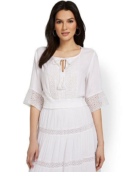 49.95 TASSEL FRONT TOP