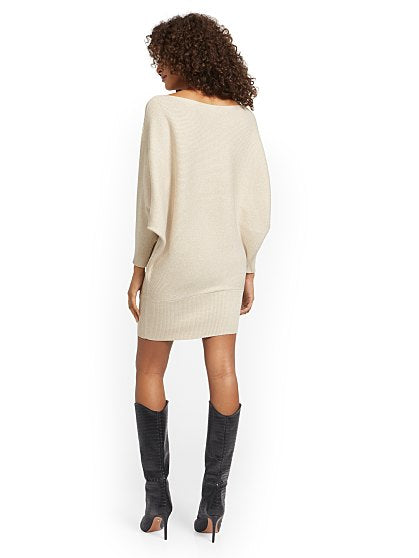 69.95 DOLMAN SWTER DRESS