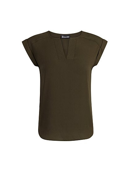 39.95 SPLIT NECK TEE SLD