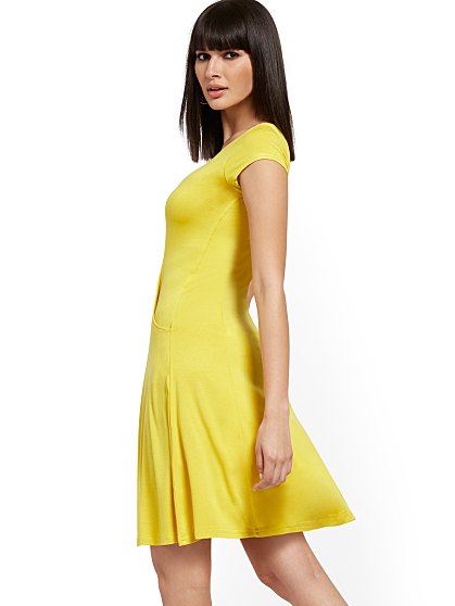 54.95 S/S PKT SWING DRESS