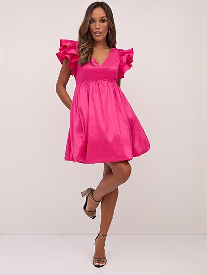 89.95 DRAMA RUFFLE SLV