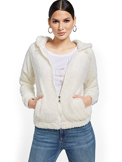 49.95 FULL ZIP FLECE HOOD